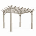 Pergola in Metallo Beige 3x3m