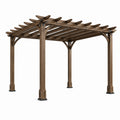 Pergola da Esterno in Legno di Cedro 300x300 cm